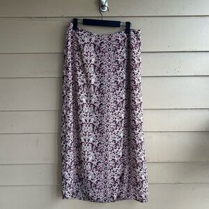 JohnPaulRichard Floral Maxi Skirt - Size L - Vintage 90's Grunge Punk